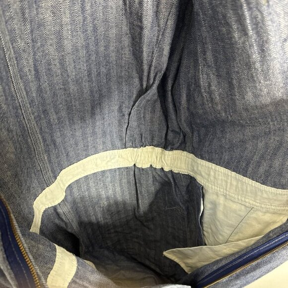 Vintage Big Mac Denim Coveralls Men 44 Made in USA Workwear Mechanic Suit - Picture 9 of 9